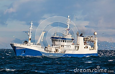 Pelagic fishing Vessel Stock Photo