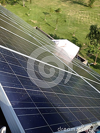 Pelee Island Solar Stock Photo