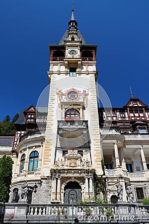 Peles Castle, Romania Stock Photo