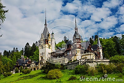 Peles Castle Stock Photo