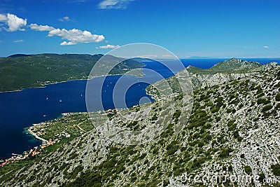 Peljesac peninsula Stock Photo