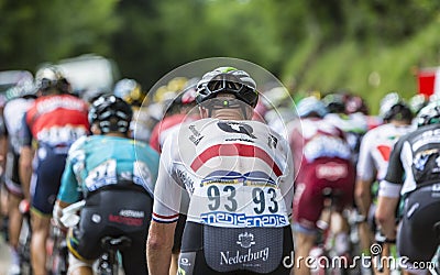 The Peloton - Tour de France 2017 Editorial Stock Photo