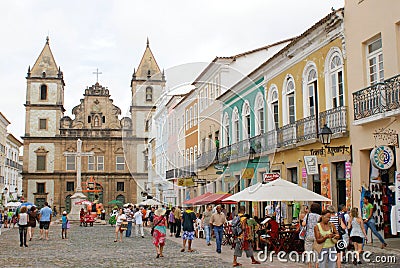 Pelourinho Salvador Bahia Editorial Stock Photo