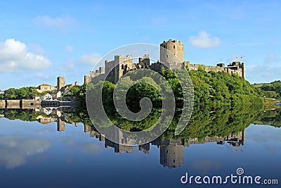 Pembroke Castle Stock Photo