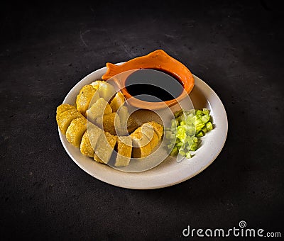 Pempek, delicious tradisional foods Stock Photo