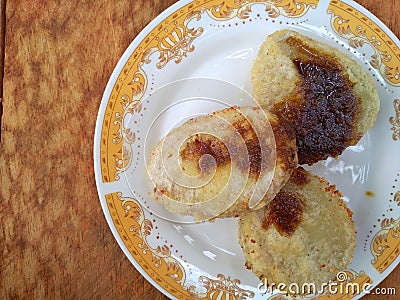 pempek is one of traditional food from indonesia. Stock Photo