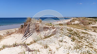 Pen-Bron naturist beach Stock Photo