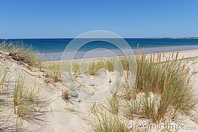 Pen-Bron naturist beach Stock Photo