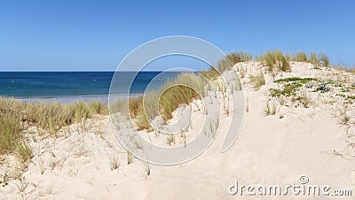 Pen-Bron naturist beach Stock Photo
