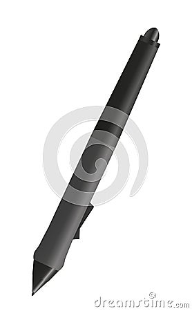 Pen for Graphics Tablet Stock Photo