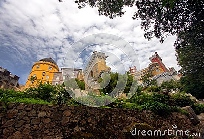 Pena National Palace Editorial Stock Photo