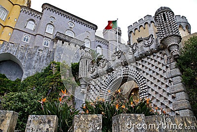 Pena National Palace in Sintra Stock Photo