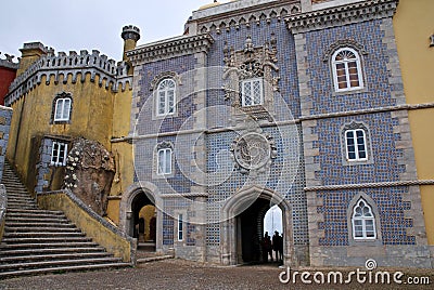 Pena National Palace in Sintra Stock Photo