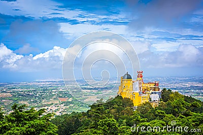 Pena National Palace Stock Photo