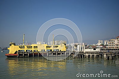 Penang Ferry, Georgetown, Penang, Malaysia Editorial Stock Photo