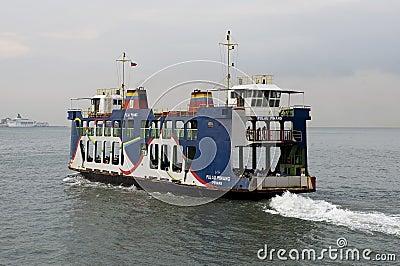 Penang Ferry Service Editorial Stock Photo