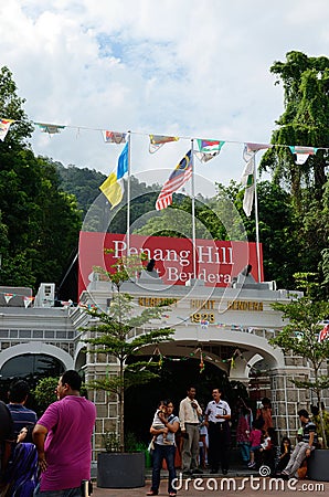 Penang hill Editorial Stock Photo