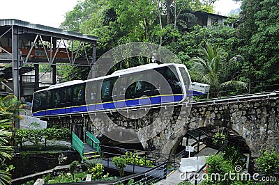 The Penang Hill Railway Editorial Stock Photo