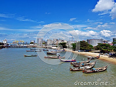 Penang Jetty Stock Photo