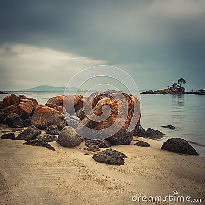 Penang national park, Malaysia. Panorama Stock Photo