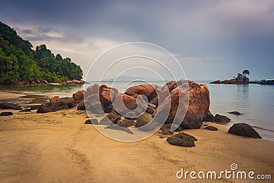 Penang national park, Malaysia. Panorama Stock Photo