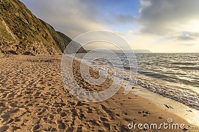 Penbryn Beach, Ceredigion Stock Photo