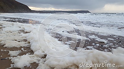 Penbryn Beach Stock Photo