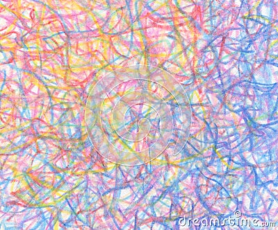 Pencil color scribble texture background Stock Photo