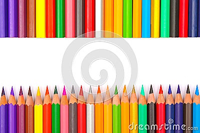 Pencil colors Stock Photo