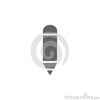 Pencil, crayon icon. Element of materia flat tools icon Stock Photo