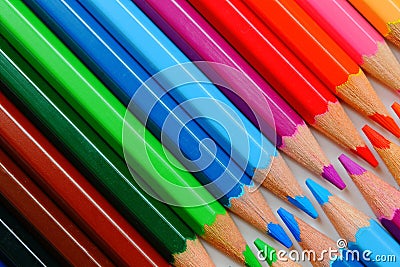 Pencil Crayons Stock Photo