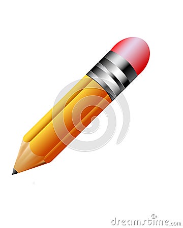 Pencil icon Stock Photo