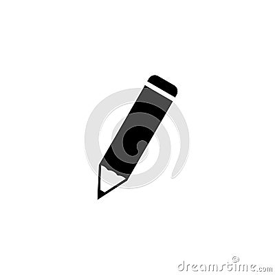 Pencil icon. simple flat vector illustration Vector Illustration