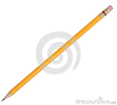Pencil. Isolated Stock Photo