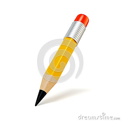 Pencil isolated Stock Photo