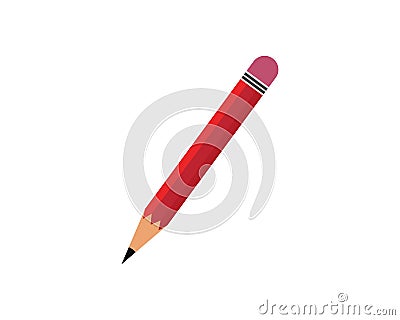 pencil logo vector icon template Vector Illustration