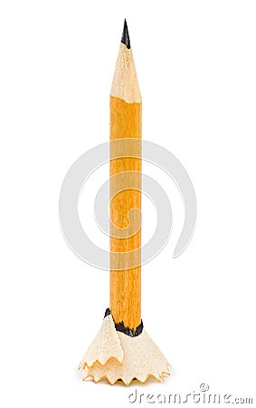 Pencil rocket Stock Photo