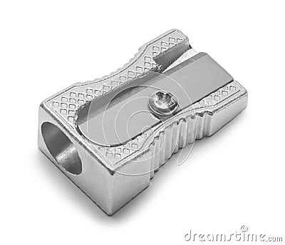 Pencil Sharpener Metal Stock Photo