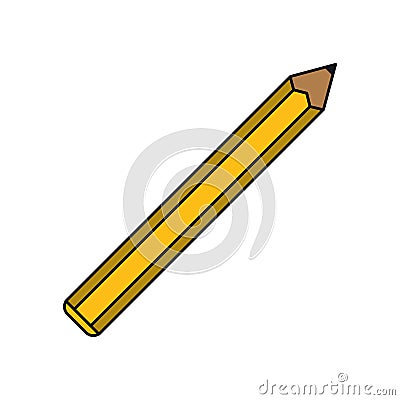 Pencil supply for school design Cartoon Illustration