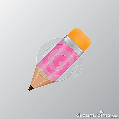 pencil. Vector illustration decorative design Vector Illustration