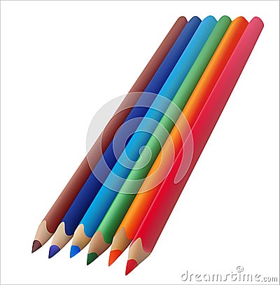 Pencils Vector Illustration