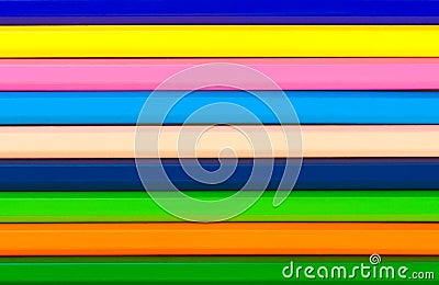 Pencils abstract striped background. Stock Photo