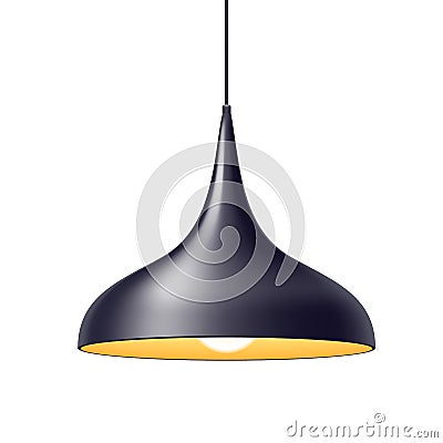 Pendant light lamp vector illustration. Vector Illustration