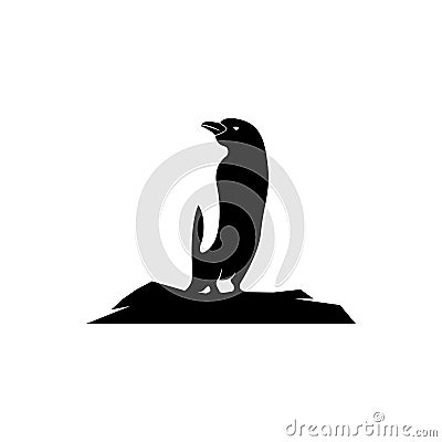 Penguin icon vector logo element Vector Illustration