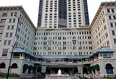 The Peninsula Hotel in Hong Kong Editorial Stock Photo