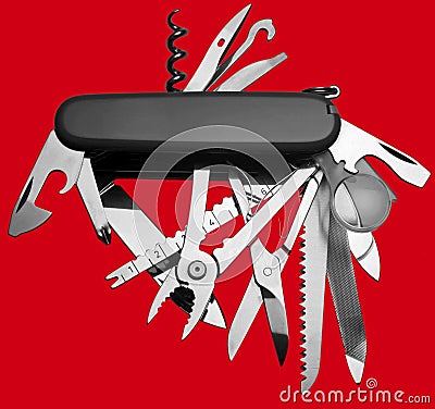 Penknife Stock Photo