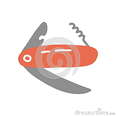 Penknife icon Vector Illustration