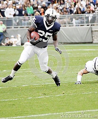 Penn State running back Silas Redd Editorial Stock Photo