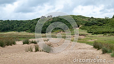 Pennard Castle, Three Cliffs Bay, Wales UK Stock Photo