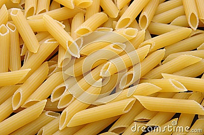 Penne Rigate Pasta Stock Photo
